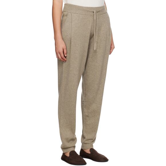 Lisa Yang Jo Lounge Pants Trousers Pants 100% Cashmere Taupe Sz 2 M / L NWT $475 - Picture 5 of 16